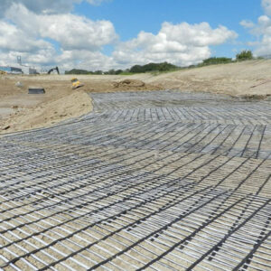 Steel-Plastic Geogrid